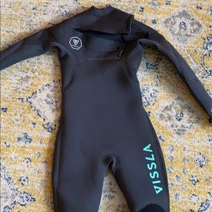 Youth vissla wetsuit size 10 4/3 great condition